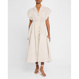 No Pise La Grama Guayaba Linen Maxi Shirtdress
