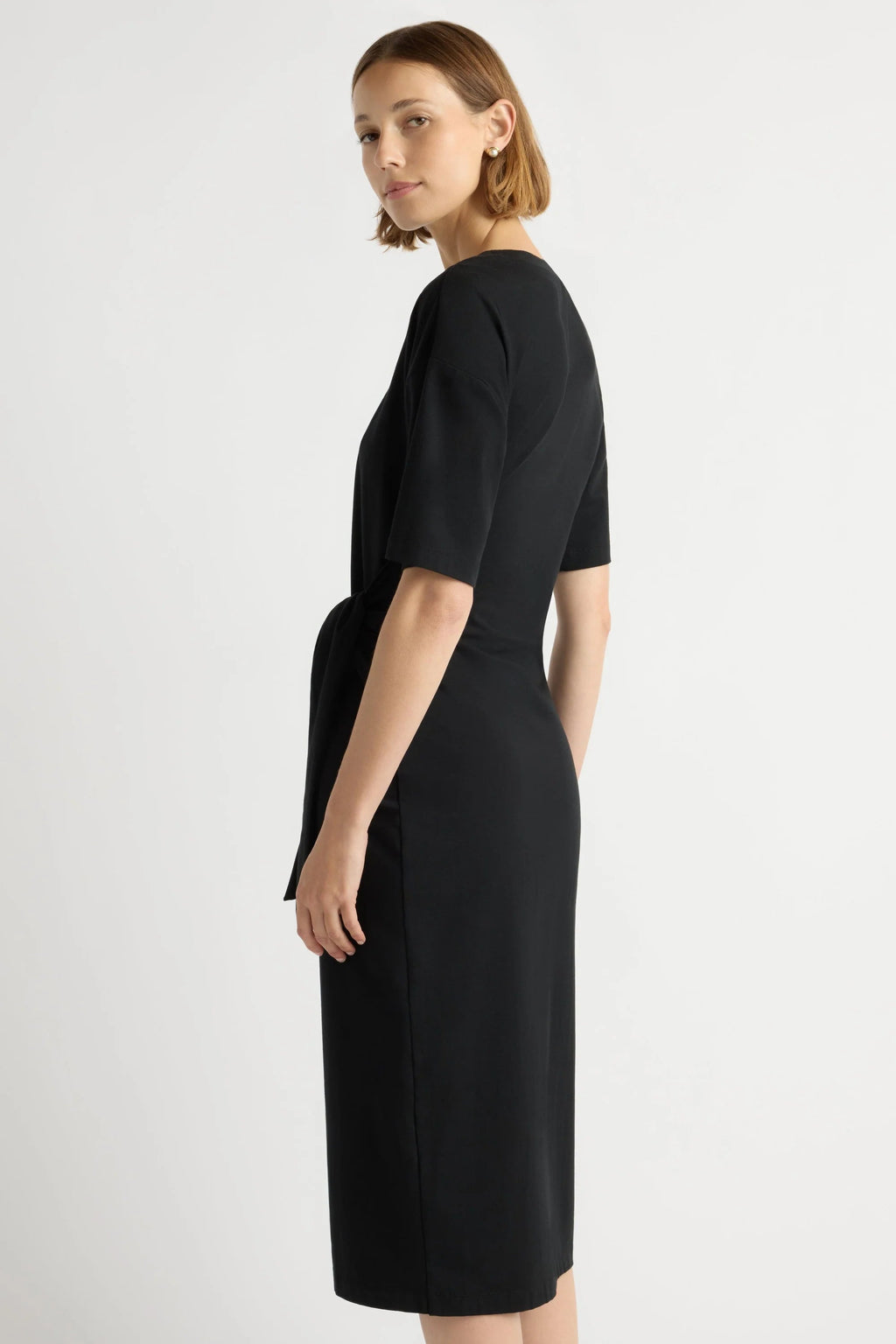 Noa Organic Cotton T-shirt Wrap Dress Modern Citizen