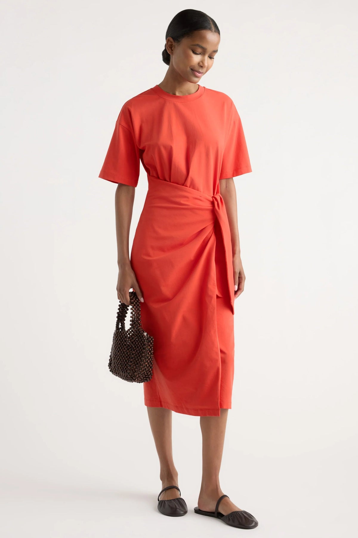 Noa Organic Cotton T-shirt Wrap Dress Modern Citizen