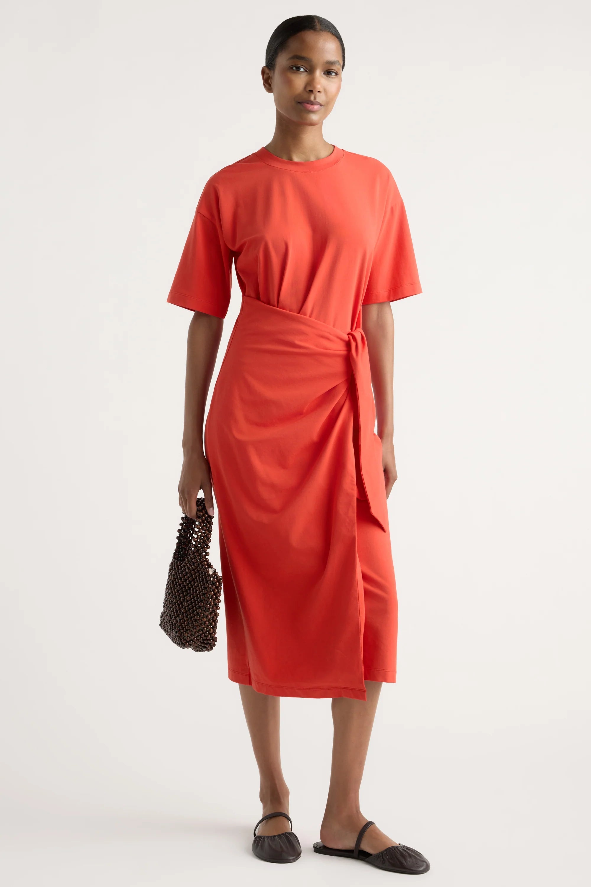 Noa Organic Cotton T-shirt Wrap Dress Modern Citizen