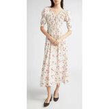 Light Gray Doen Ischia Dress Poppy Field