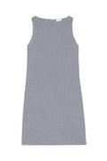 The Cotton Gingham Boatneck Dress DONNI.