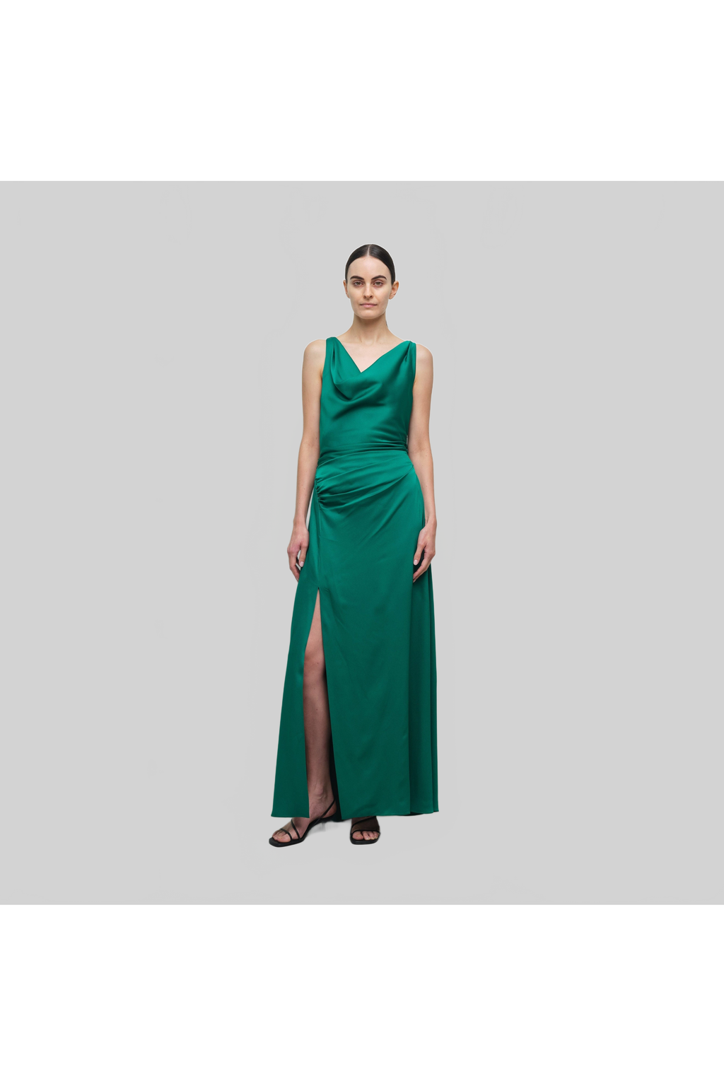 Melaney Satin Gown Simkhai