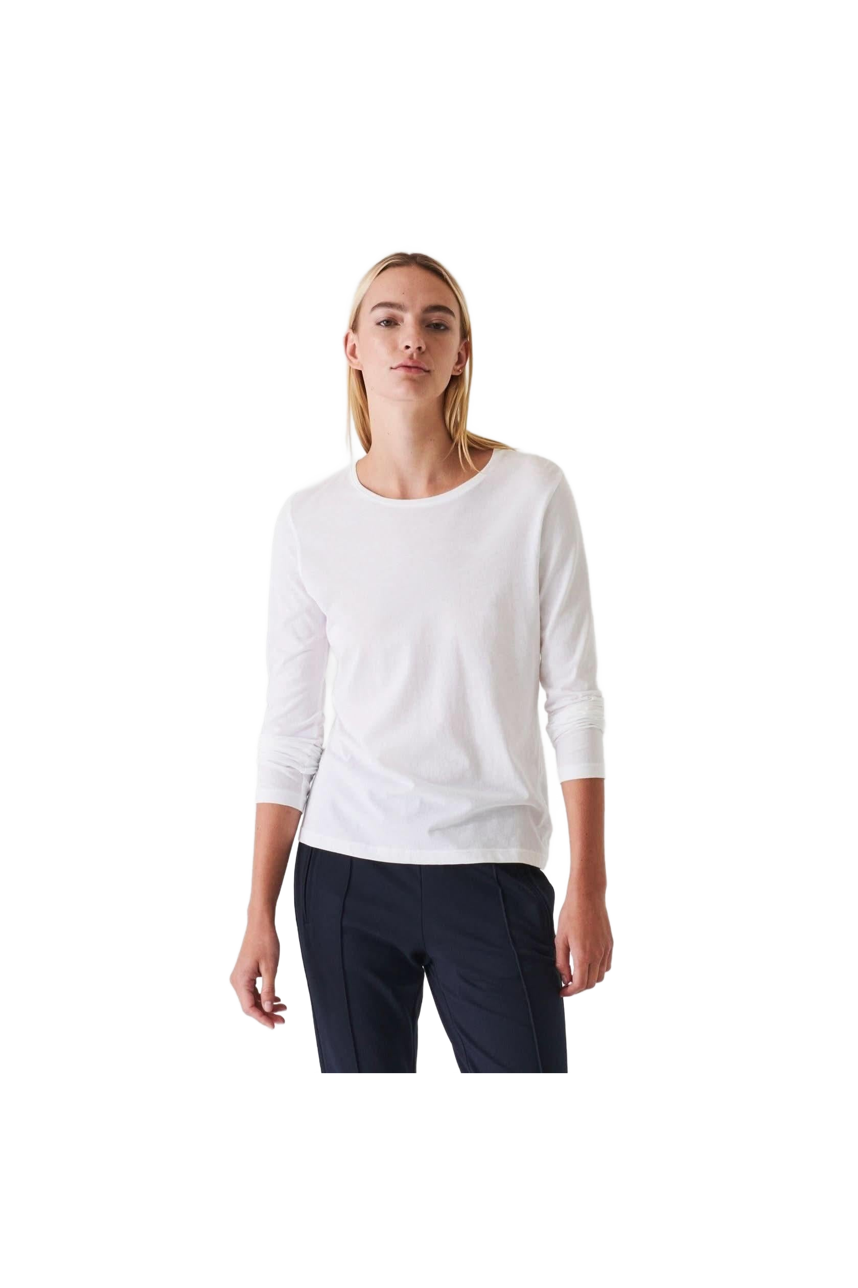 Long Sleeve Iconic Boyfriend Crew Patrick Assaraf