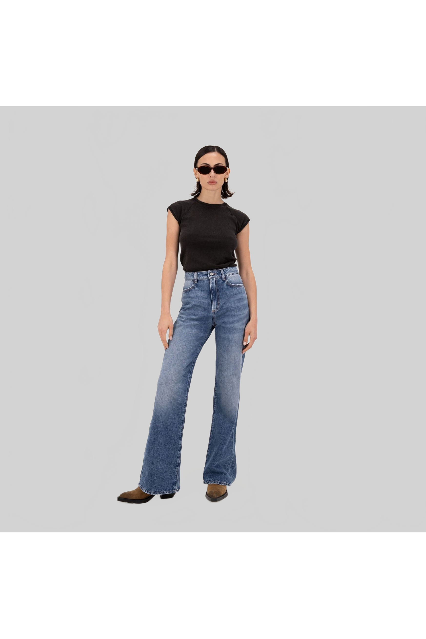 Blue Slim Flared Jeans ICON DENIM LOS ANGELES