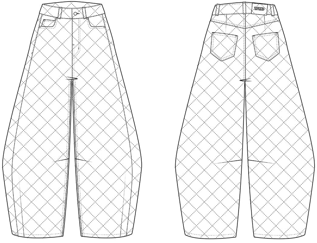 KATSU BARREL LEG JEANS ESSENTIEL ANTWERP