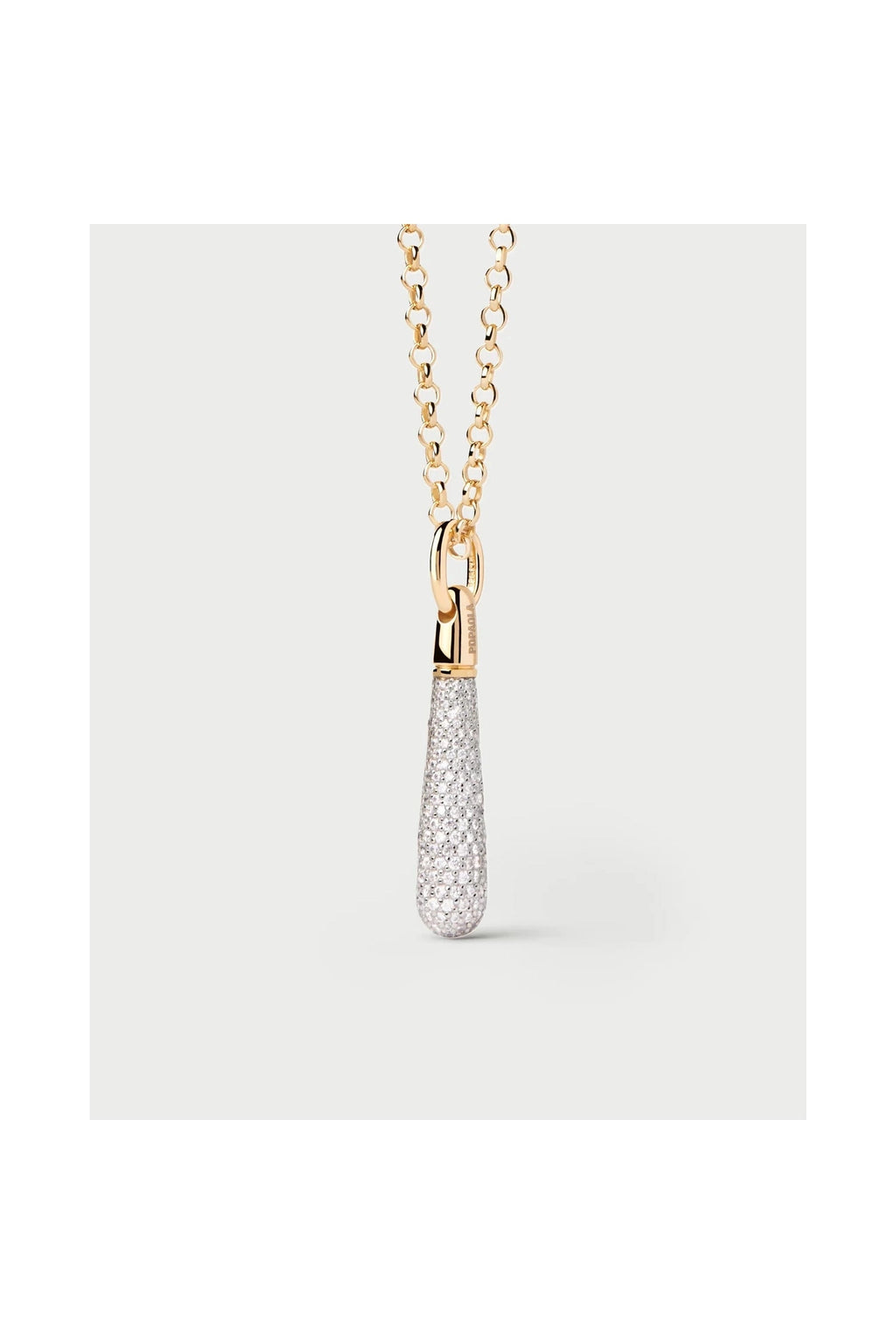 Pavé Large Drop Pendant PDPAOLA