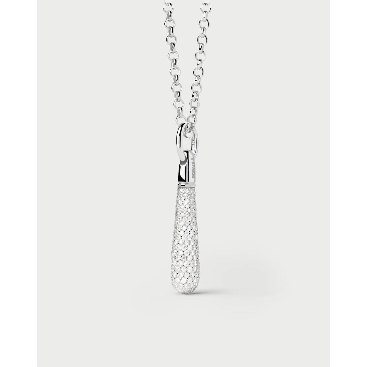 Pavé Large Drop Pendant PDPAOLA