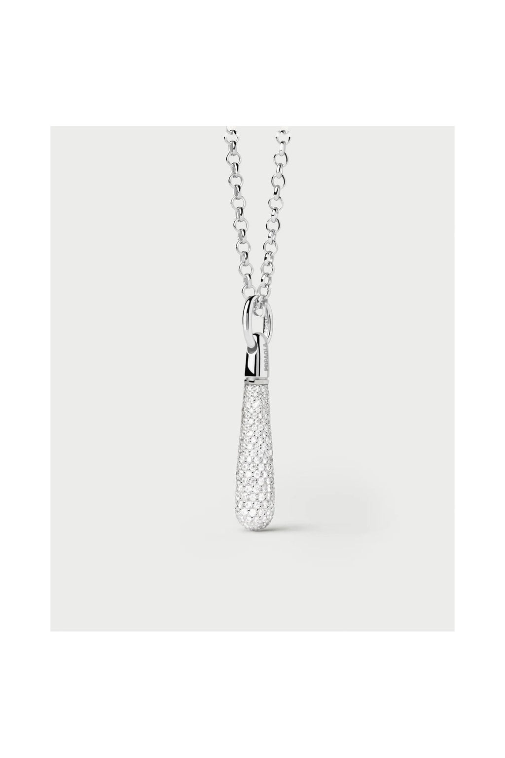 Pavé Large Drop Pendant PDPAOLA