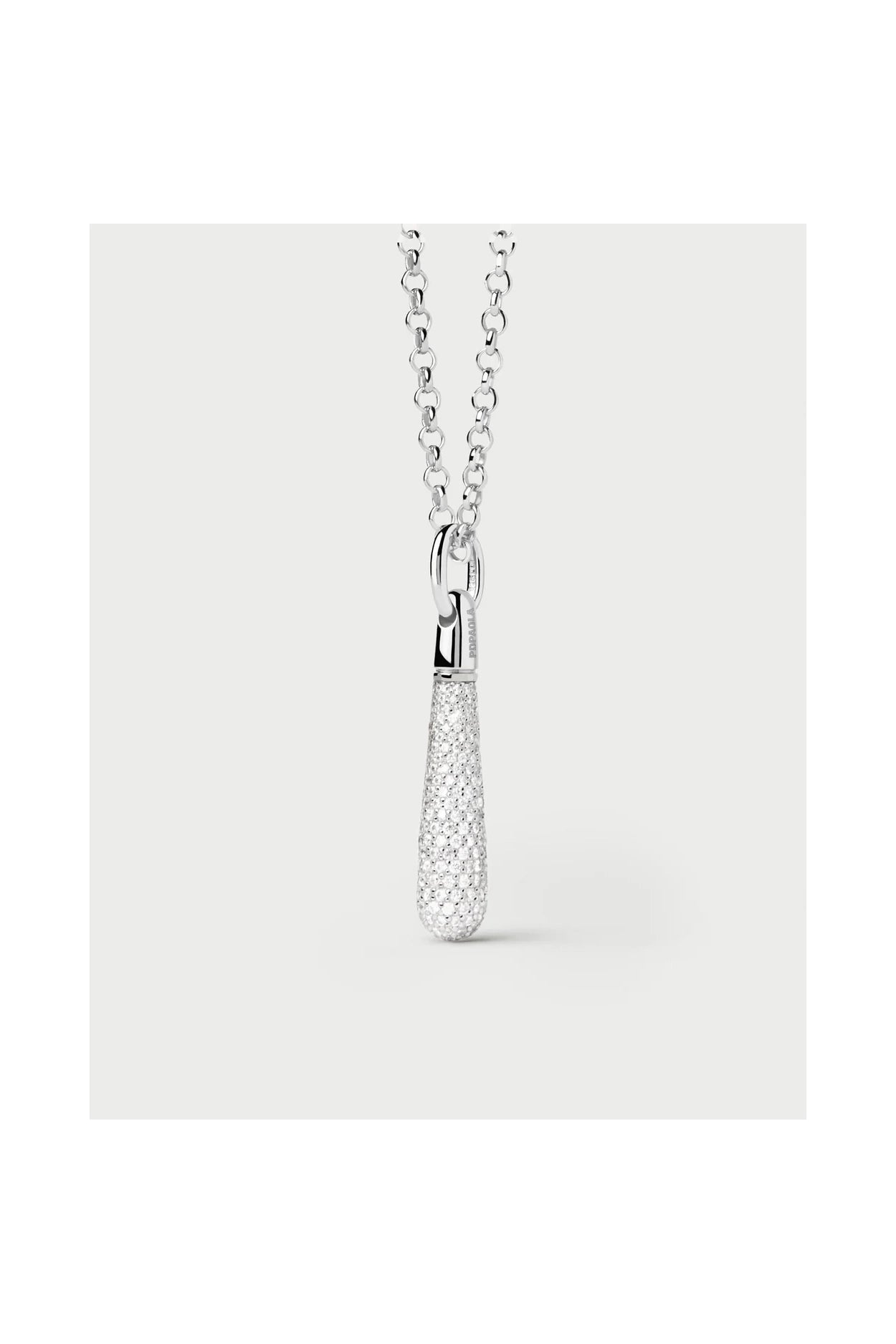 Pavé Large Drop Pendant PDPAOLA