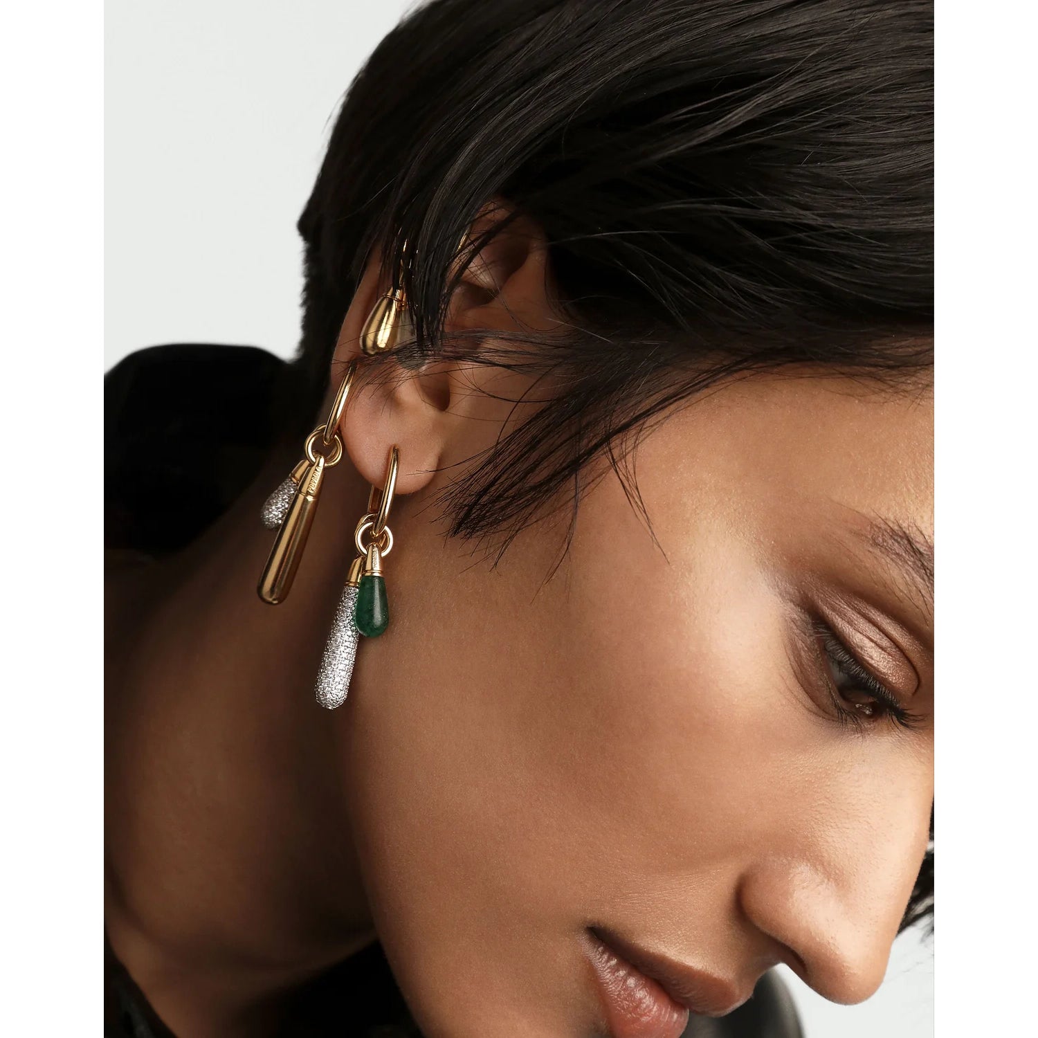 Pavé Large Drop Pendant PDPAOLA