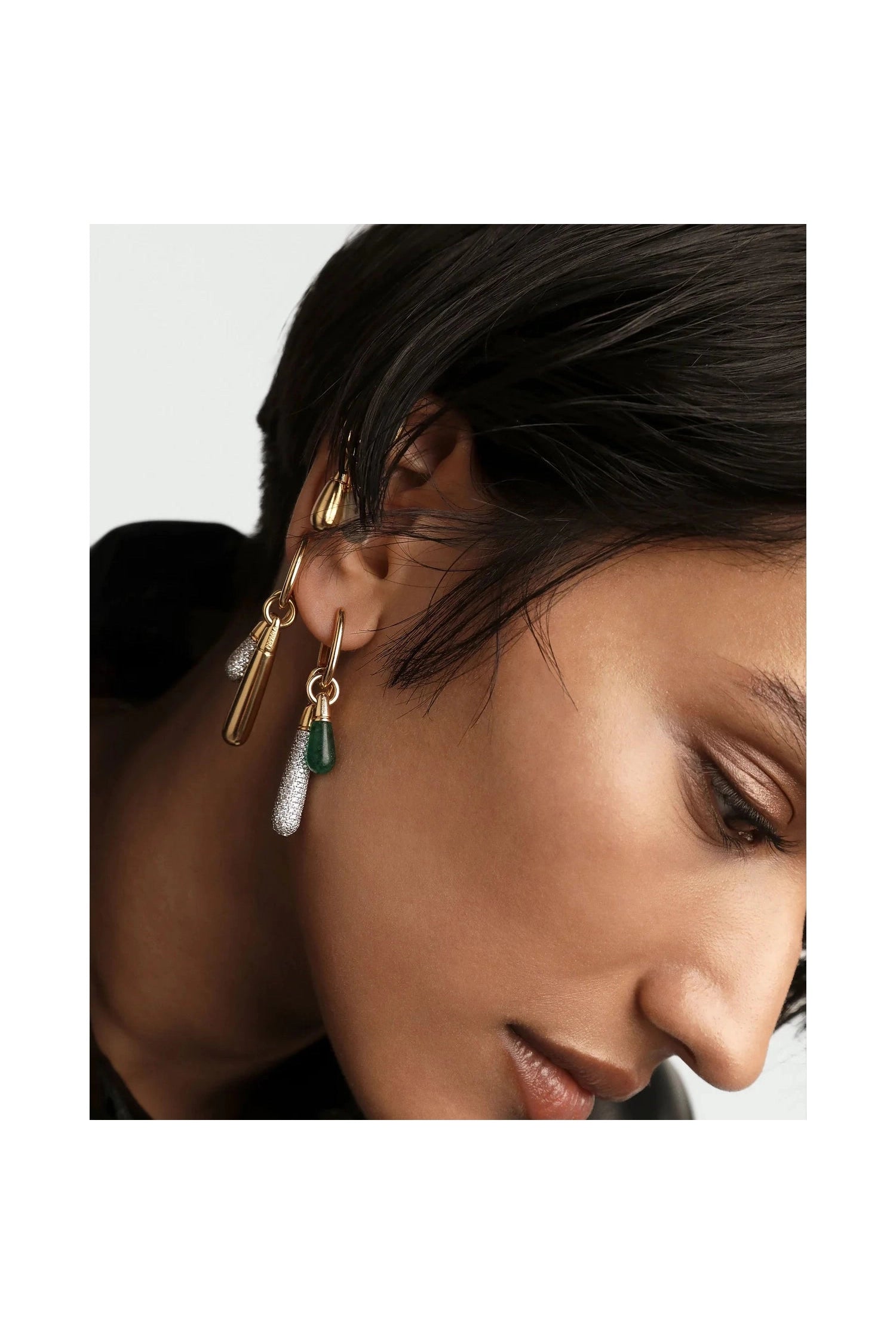 Pavé Large Drop Pendant PDPAOLA