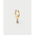 Pavé Lava Single Hoop PDPAOLA