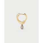 Pavé Lava Single Hoop PDPAOLA