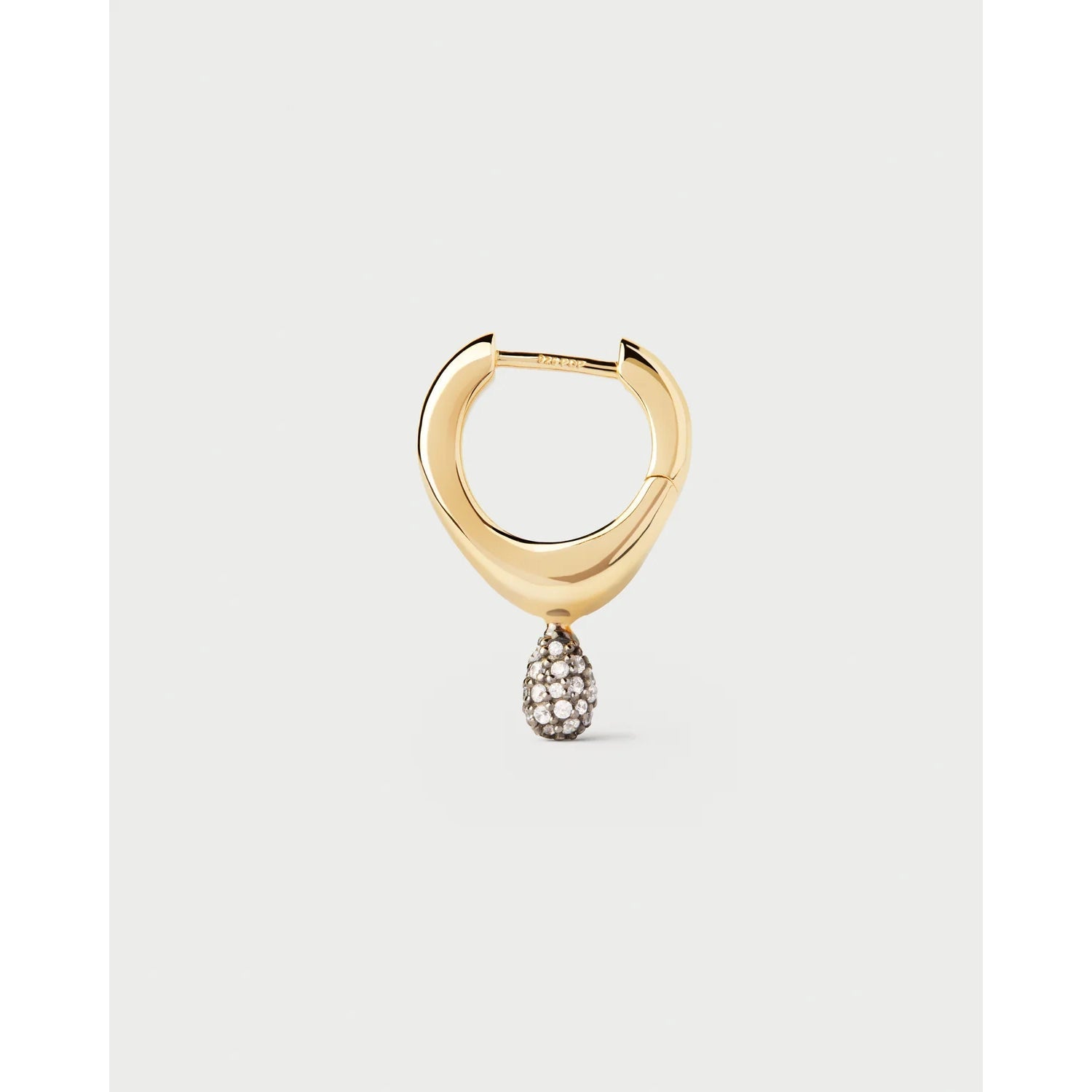 Pavé Lava Single Hoop PDPAOLA