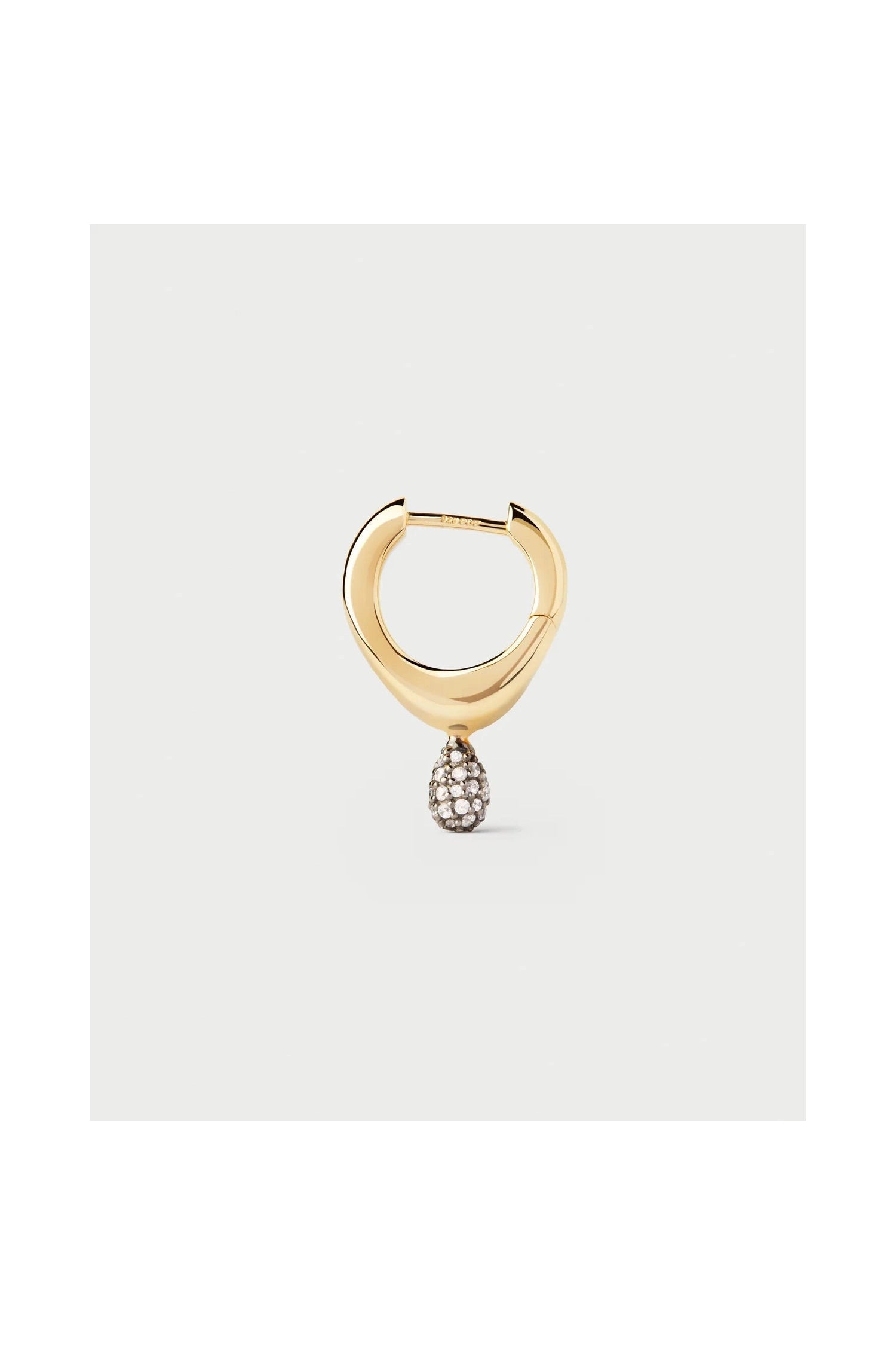 Pavé Lava Single Hoop PDPAOLA