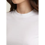 Pima Stretch Short Sleeve Baby Tee White - Primm'sPima Stretch Short Sleeve Baby Tee WhitePatrick Assaraf