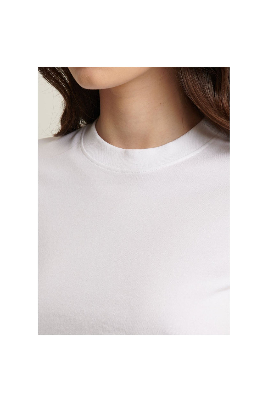 Pima Stretch Short Sleeve Baby Tee White - Primm'sPima Stretch Short Sleeve Baby Tee WhitePatrick Assaraf