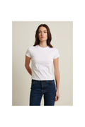Pima Stretch Short Sleeve Baby Tee White - Primm'sPima Stretch Short Sleeve Baby Tee WhitePatrick Assaraf