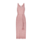 Pink Melange Scoop Neck Tank Midi Dress - Primm'sPink Melange Scoop Neck Tank Midi DressMatthew Bruch