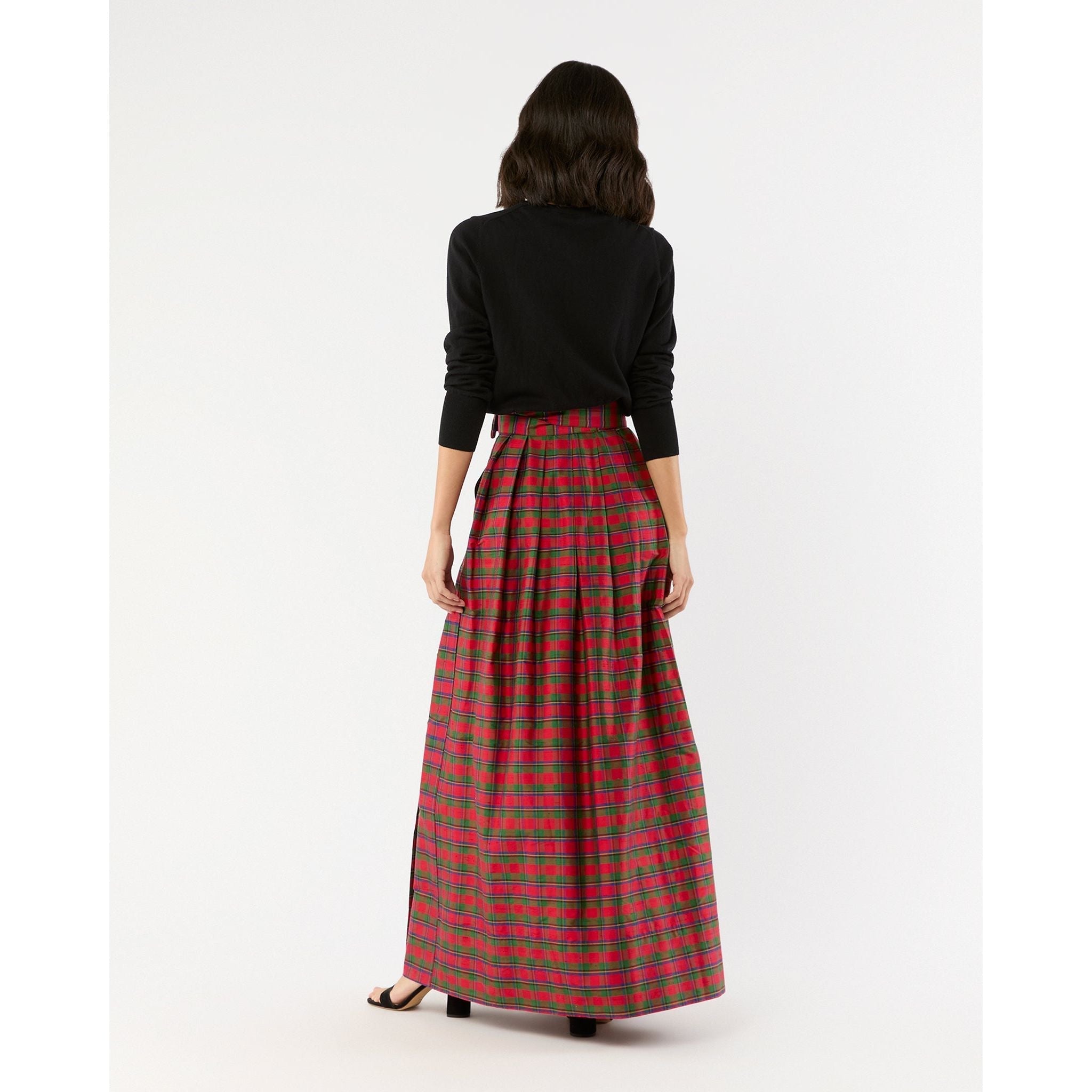 Pleated Wrap Skirt - Primm'sPleated Wrap SkirtMashburn