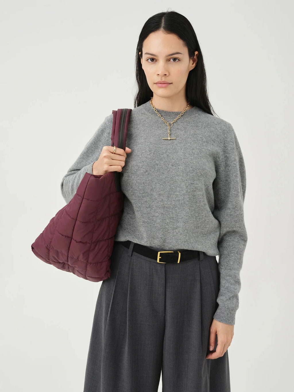 Porter Tote Medium in Bordeaux by VEE COLLECTIVE x Tomorrow