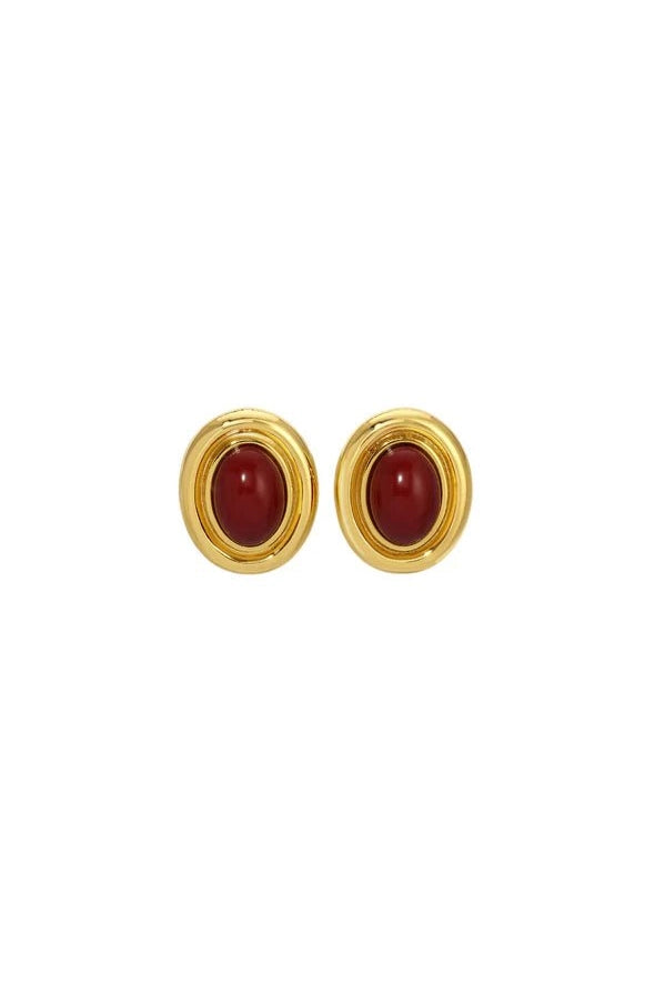 Prize Earrings Burgundy - Primm'sPrize Earrings BurgundyHeaven Mayhem