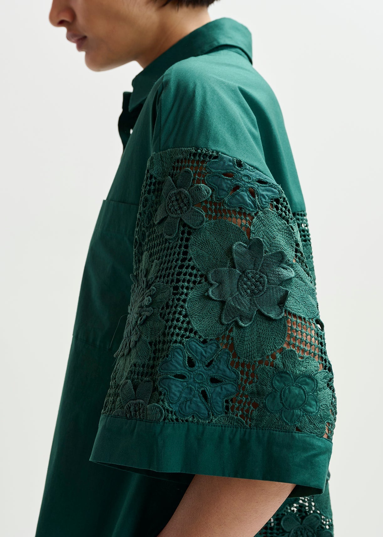 KALI OVERSIZED LACE SHIRT ESSENTIEL ANTWERP