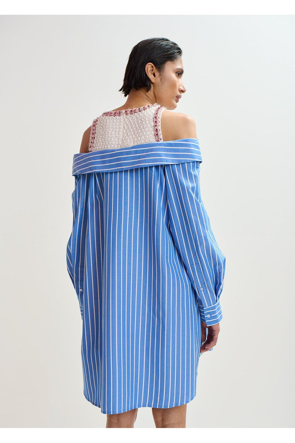 JORI EMBELLISHED SHIRT DRESS ESSENTIEL ANTWERP