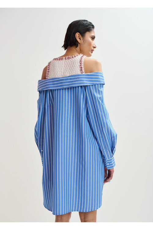 JORI EMBELLISHED SHIRT DRESS ESSENTIEL ANTWERP