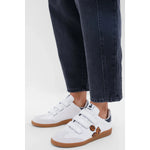 Light Gray Isabel Marant Beth Sneaker Ecru Leopard