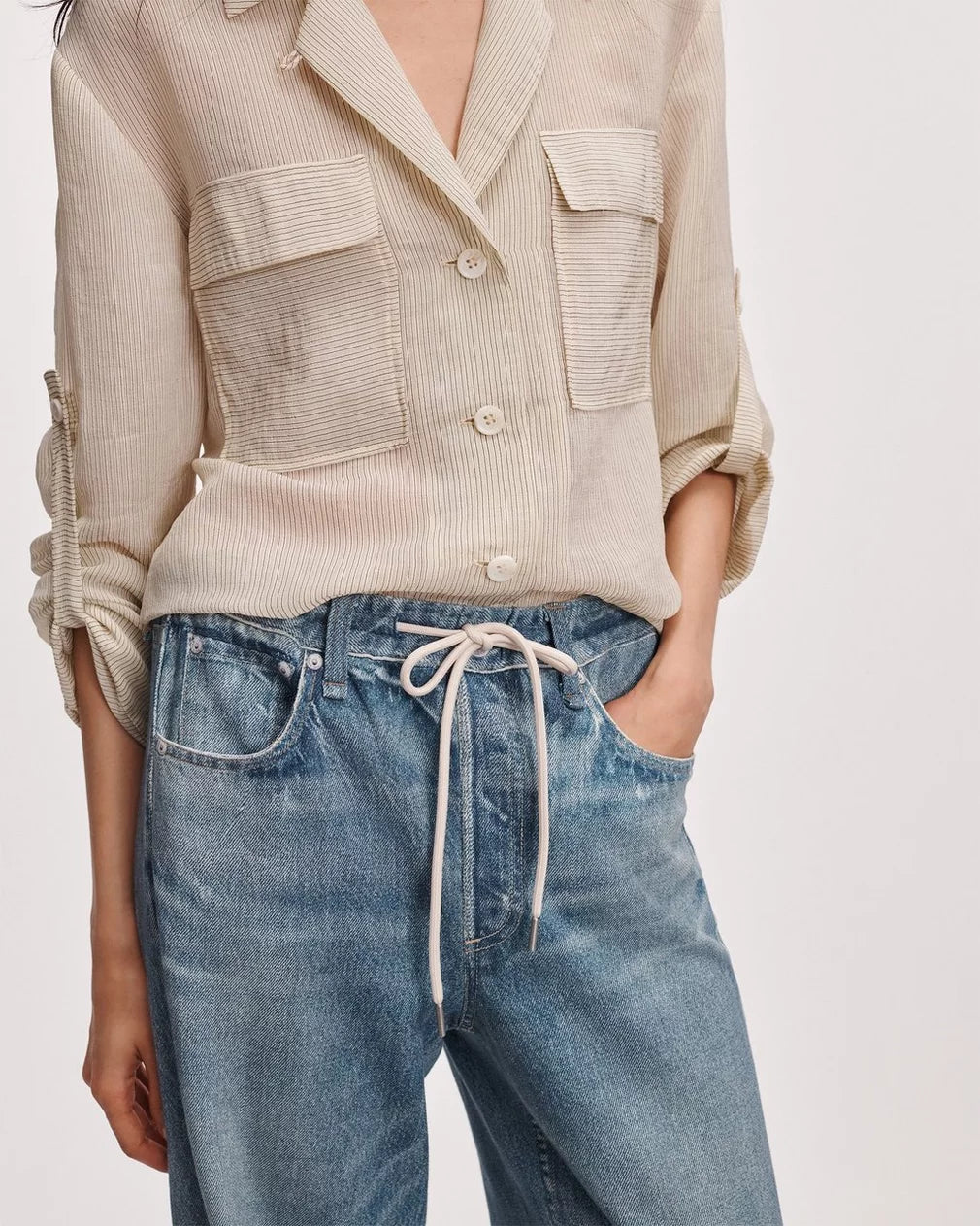 rb Miramar Drawstring Wide-Leg Pant Rag and Bone
