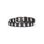Rebecca Belt Black Calf with Oval Studs - Primm'sRebecca Belt Black Calf with Oval StudsFreda Salvador