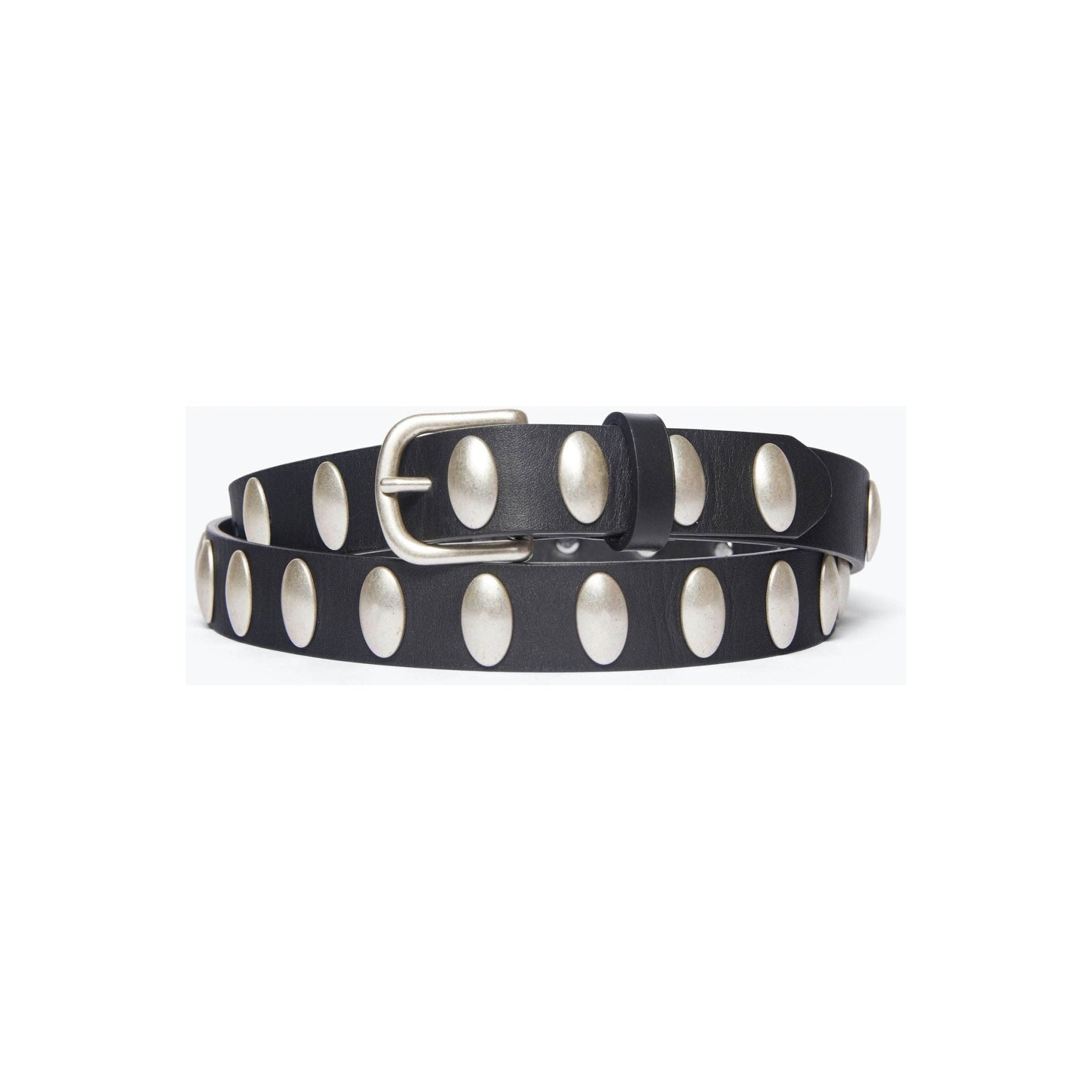 Rebecca Belt Black Calf with Oval Studs - Primm'sRebecca Belt Black Calf with Oval StudsFreda Salvador