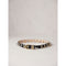 Light Gray Revenge Mixed Metal Belt Black Silver Gold