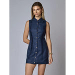 Riva Dress Indigo - Primm'sRiva Dress IndigoHEVRON