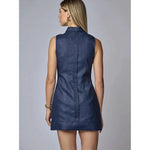 Riva Dress Indigo - Primm'sRiva Dress IndigoHEVRON