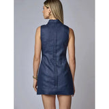 Riva Dress Indigo - Primm'sRiva Dress IndigoHEVRON