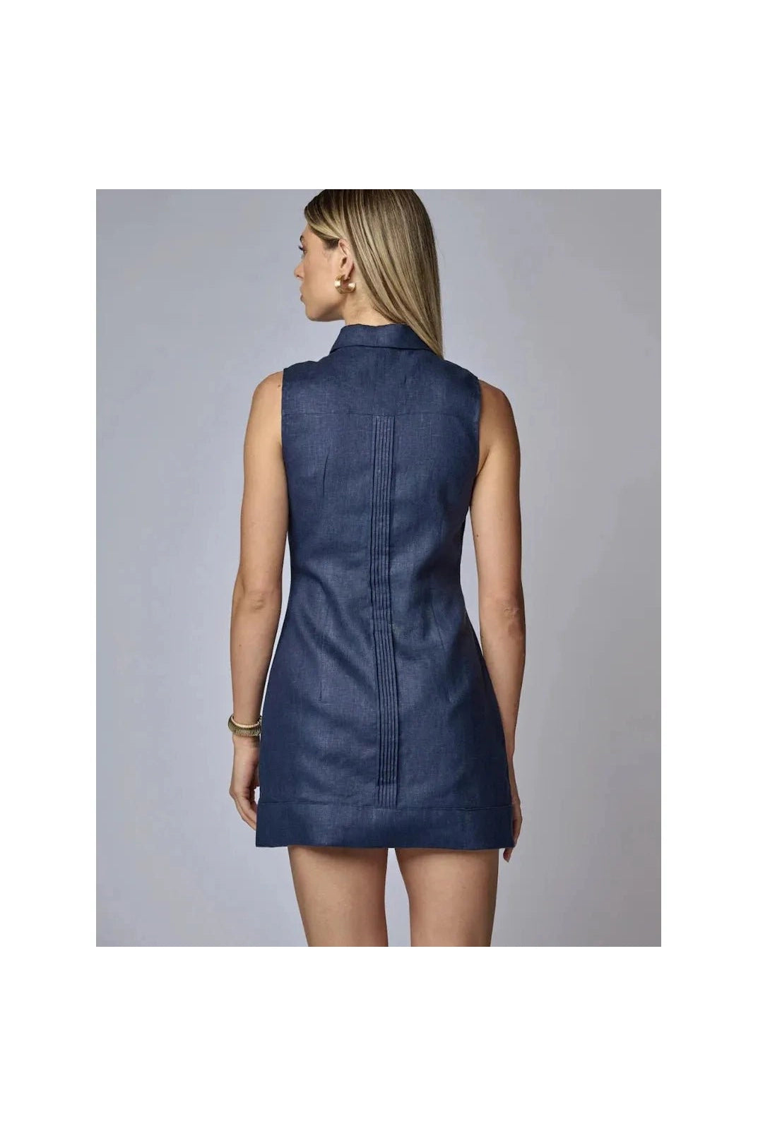 Riva Dress Indigo - Primm'sRiva Dress IndigoHEVRON