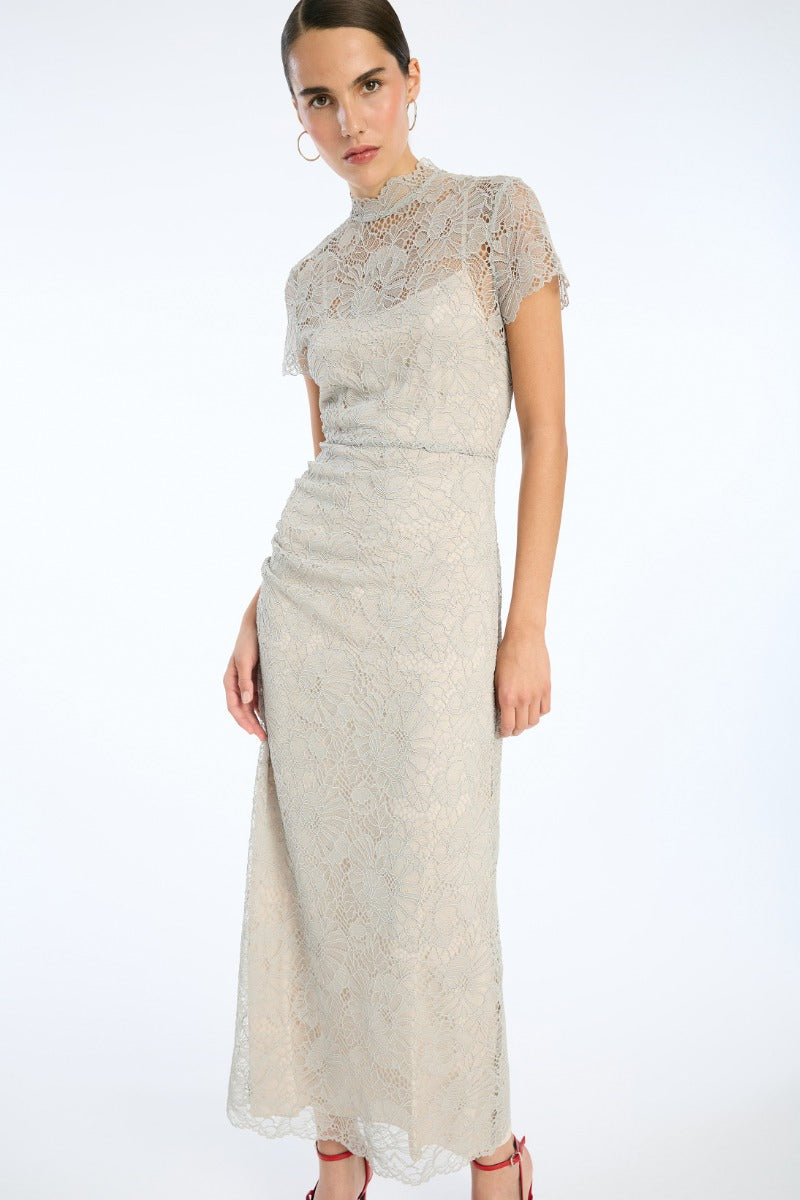 Lace Long Midi Dress ROTATE Birger Christensen