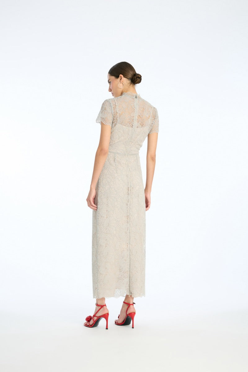 Lace Long Midi Dress ROTATE Birger Christensen