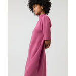 Rowan Short - Sleeved Funnel Neck Dress Heather Pink - Primm'sRowan Short - Sleeved Funnel Neck Dress Heather PinkMashburn