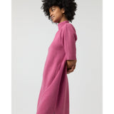 Rowan Short - Sleeved Funnel Neck Dress Heather Pink - Primm'sRowan Short - Sleeved Funnel Neck Dress Heather PinkMashburn