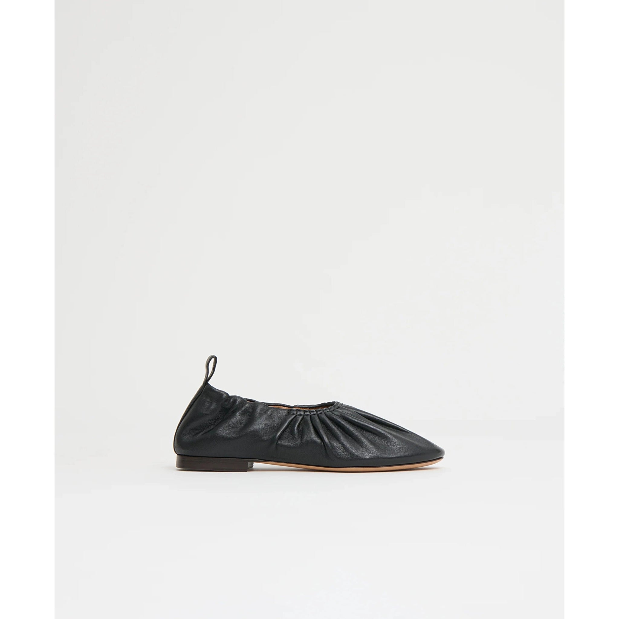 Ruched Ballerina Black - Primm'sRuched Ballerina BlackMansur Gavriel
