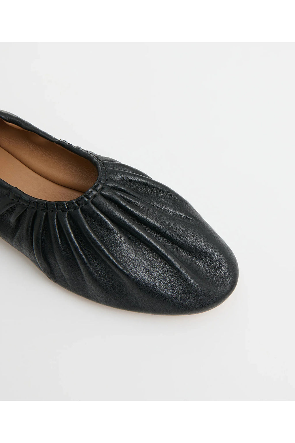 Ruched Ballerina Black - Primm'sRuched Ballerina BlackMansur Gavriel