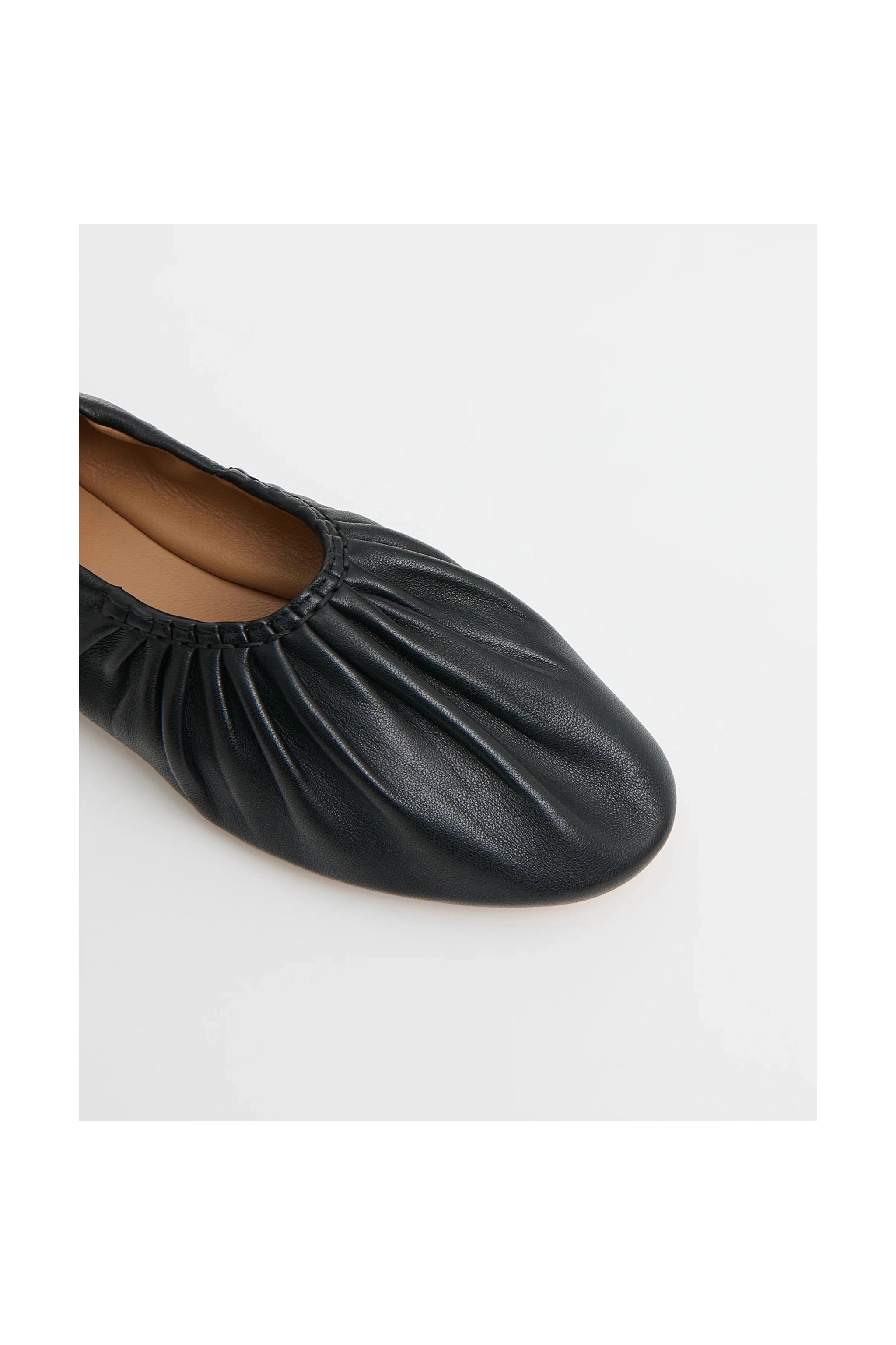 Ruched Ballerina Black - Primm'sRuched Ballerina BlackMansur Gavriel