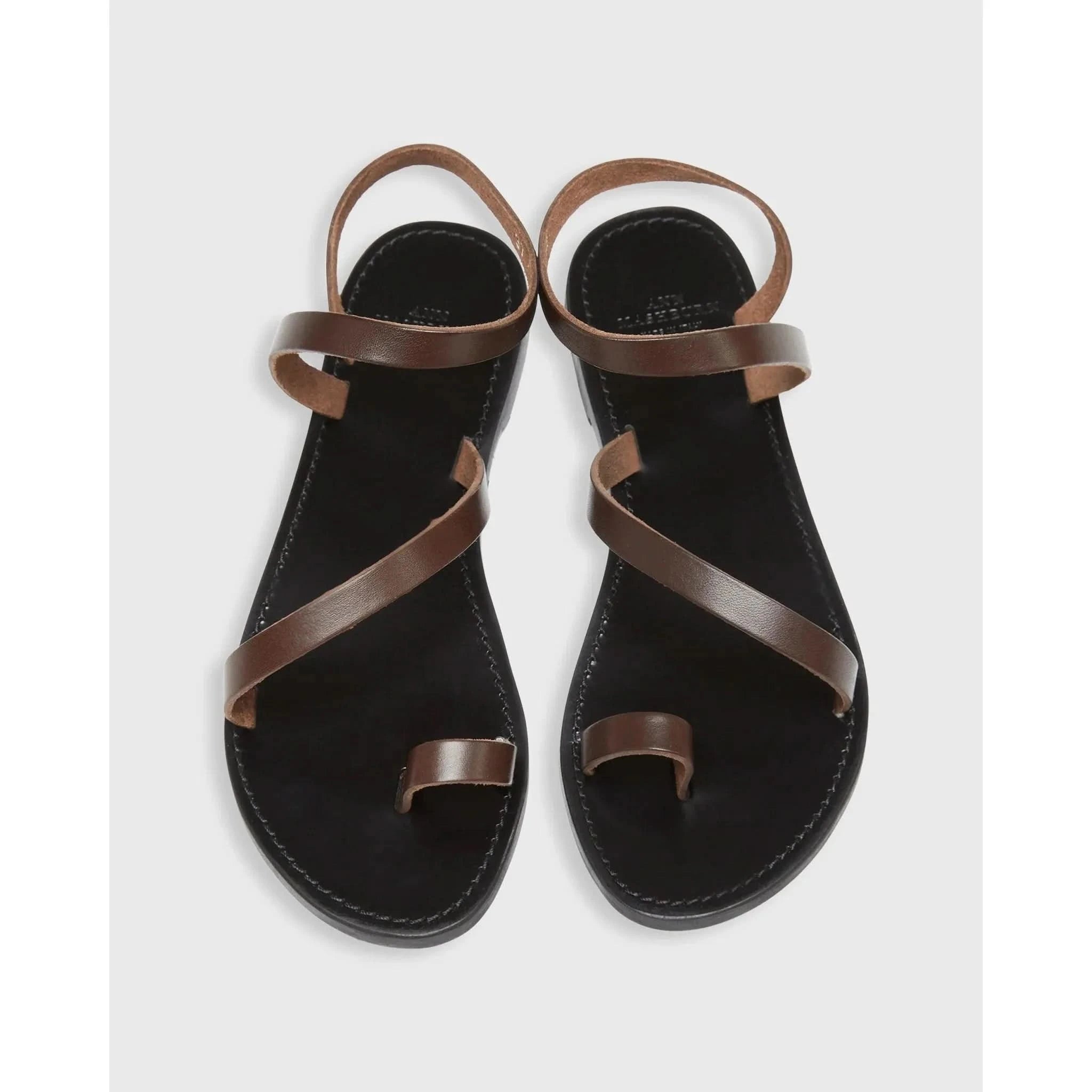 Women's Brown Leather Sandals | Primm's