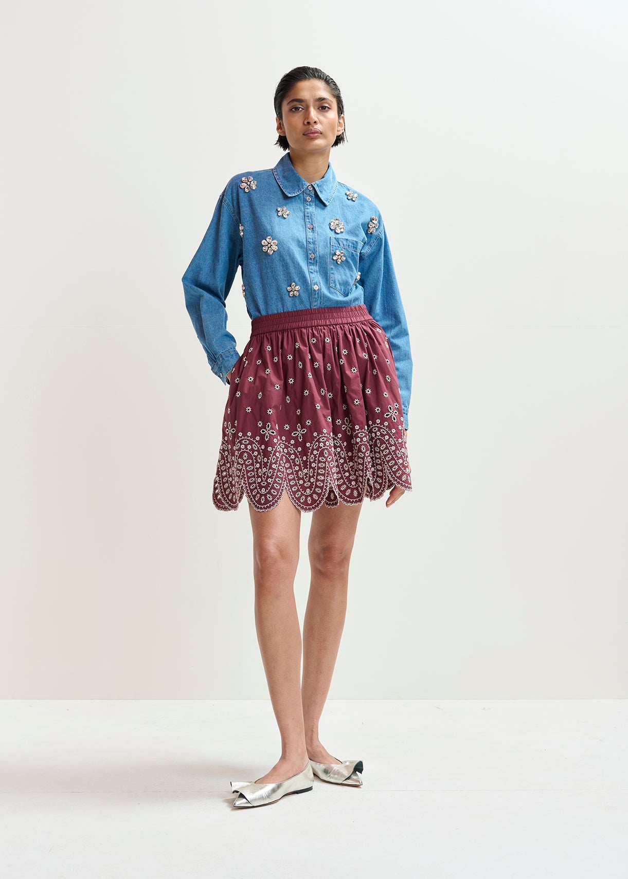 KONNECTION RHINESTONE SHIRT ESSENTIEL ANTWERP