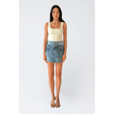 Salix Double Waistband Mini Skirt - Primm'sSalix Double Waistband Mini SkirtSimkhai