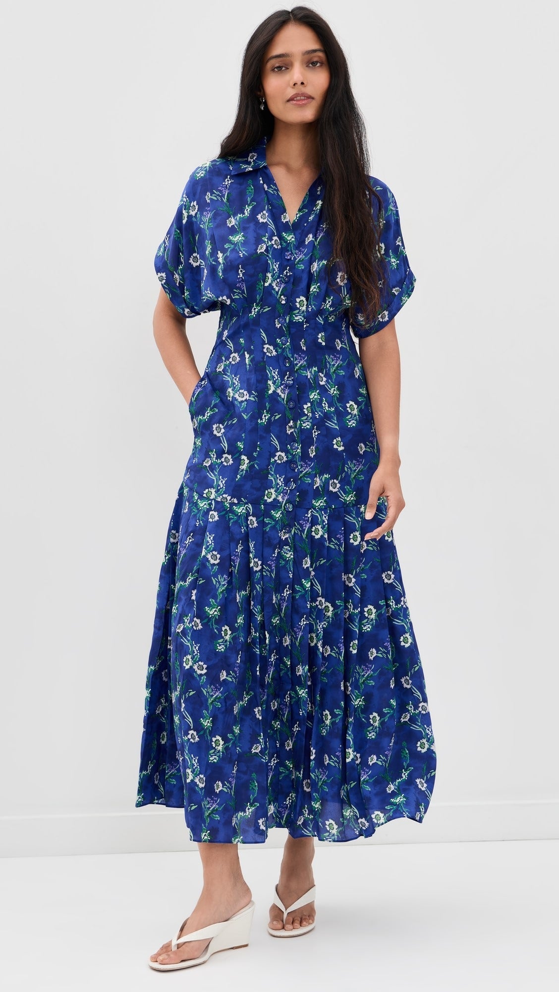RIYA SILK DRESS 11395 SALONI